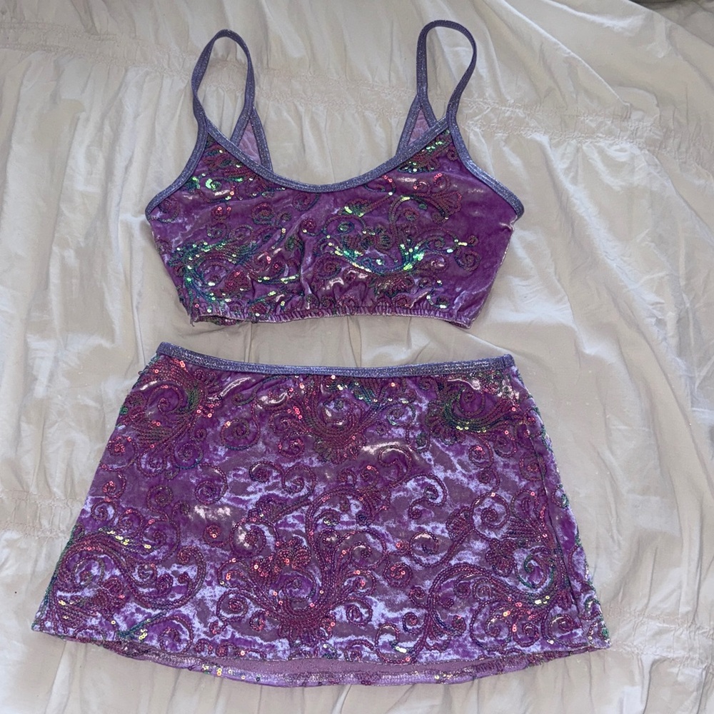 Sequin Lavender set